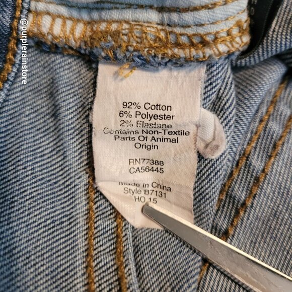 Madewell Jeans Size 28 High Riser Skinny Davis Wash B7131 Stretch Denim - Picture 4 of 10